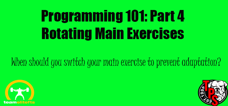 Programming 101: Part 4 Rotating Main Exercises