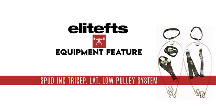 WATCH: Equipment Feature — Spud Inc. Tricep, Lat, Low Pulley System