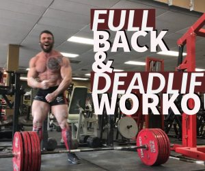 WATCH: Back & Deadlift Training