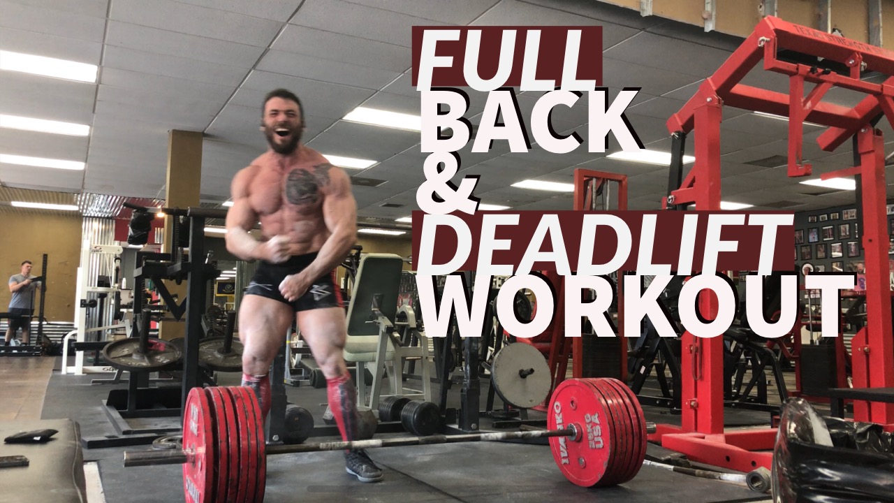 WATCH: Back & Deadlift Training