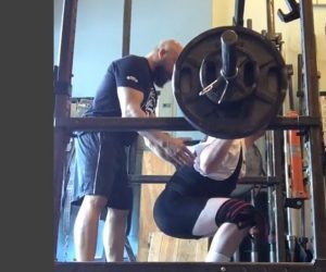 Video of my Special Olympic athlete, CJ Piantieri's, Squat attempts for nationals