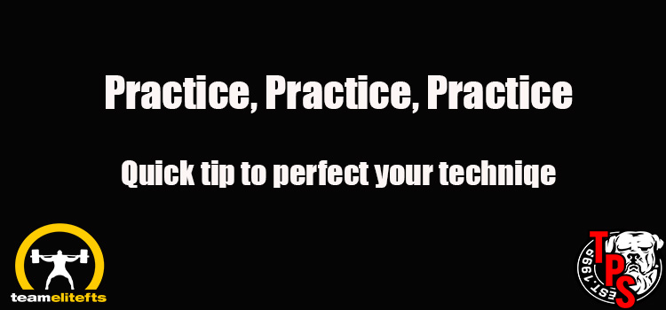 Practice, Practice, Practice