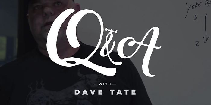 WATCH: Question & Answer Session with Dave Tate