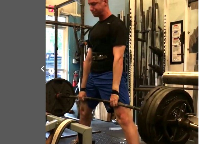 Deadlifts off 2” Mats against chains w/video of my training partner, Isaac, and I