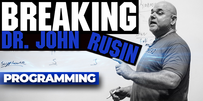 WATCH:  Breaking John Rusin — The Program