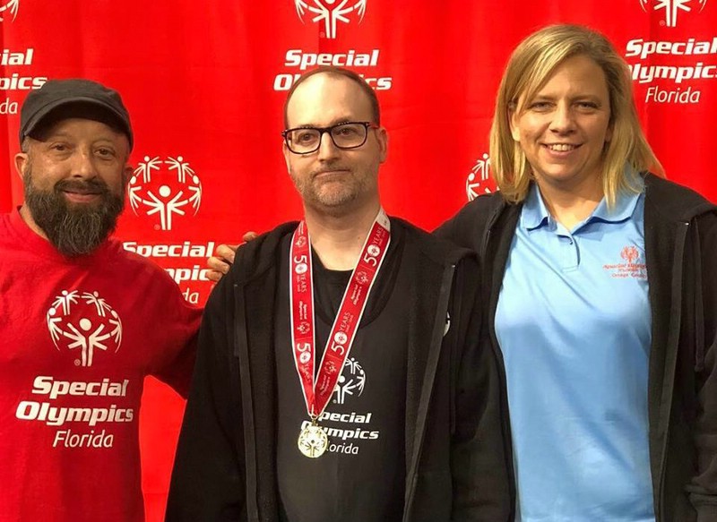 Congratulations to my Special Olympic athlete, CJ Piantieri, on another successful meet after overcoming some adversity.