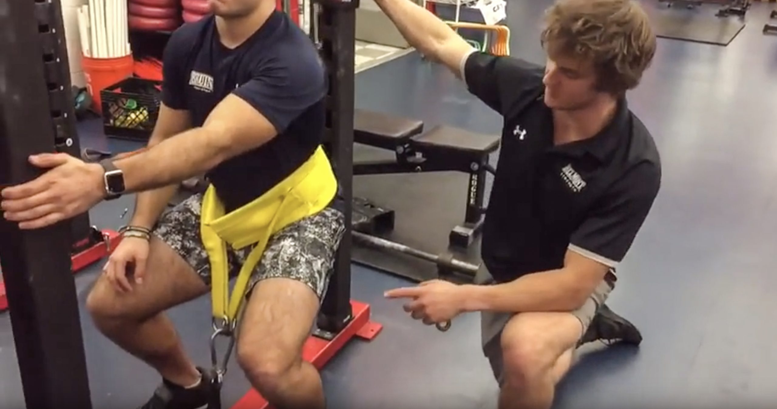 Belt Squat Overcoming Isometric