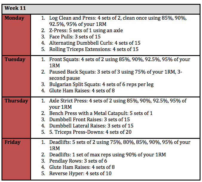 week 11