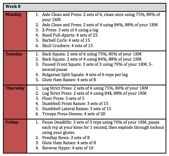 week 8