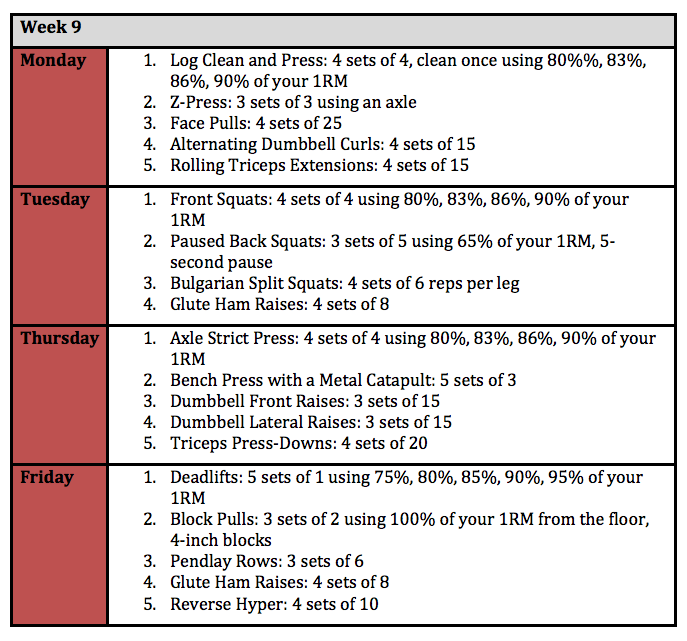 week 9