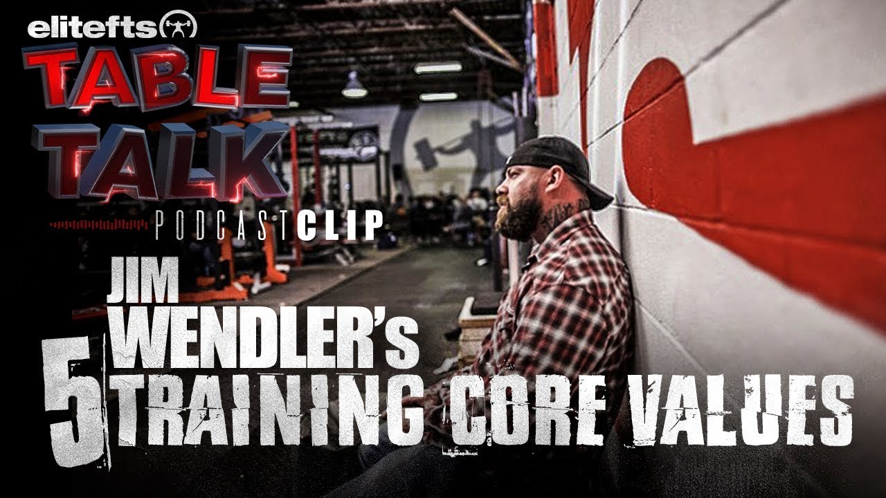 Jim Wendler's 5 Training Core Values