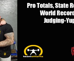 Pro Totals, State Records, World Records, Judging-Yup 