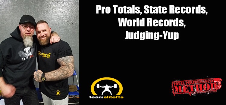 Pro Totals, State Records, World Records, Judging-Yup 2