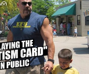 Playing the "Autism Card" in Public