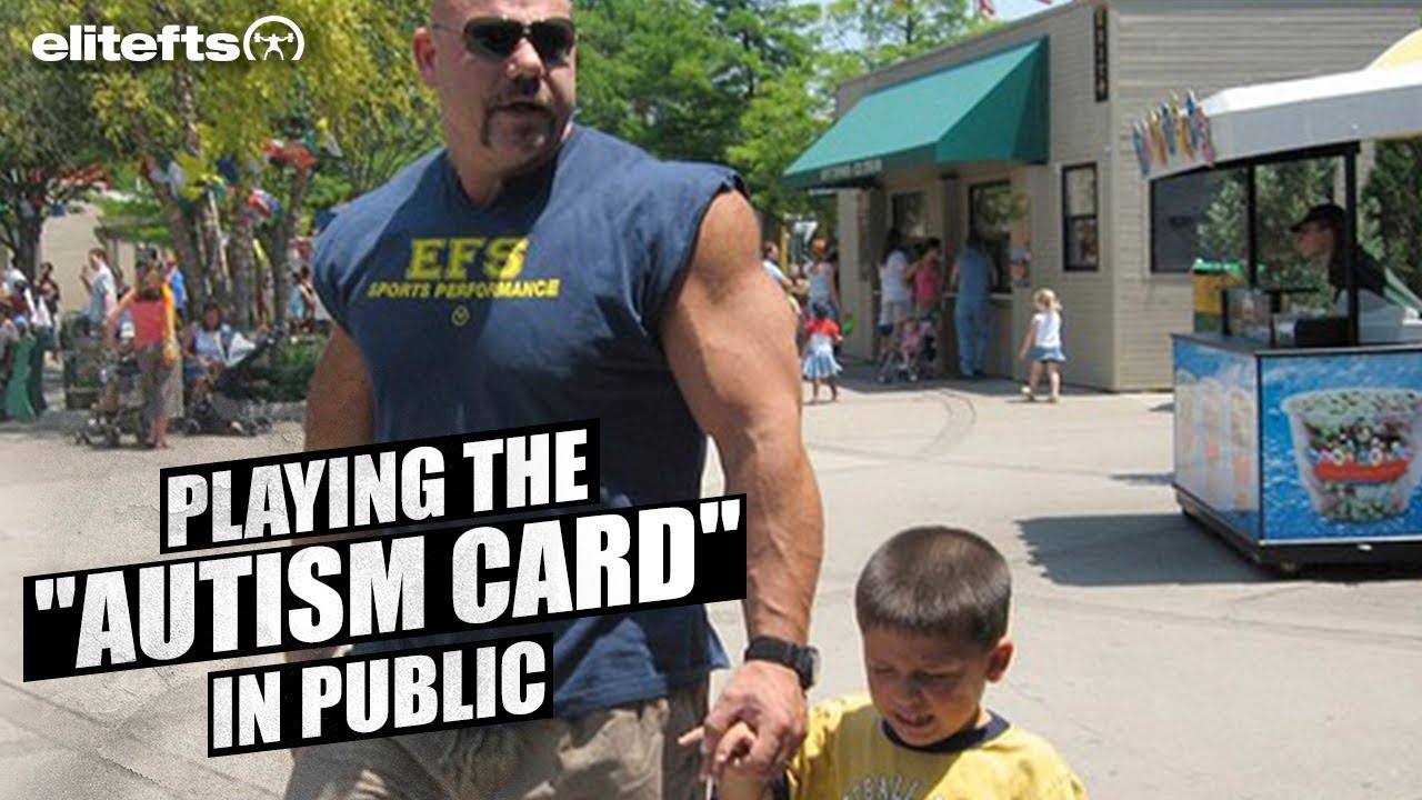 Playing the "Autism Card" in Public