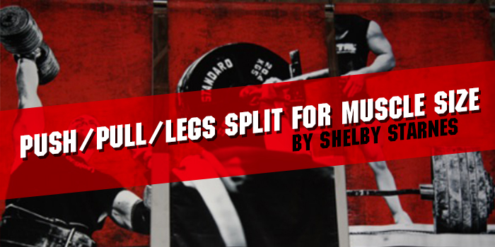 Push/Pull/Legs Split for Muscle Size