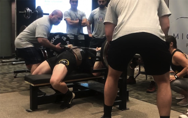 Double Mini Band Bench Press MAX SINGLE