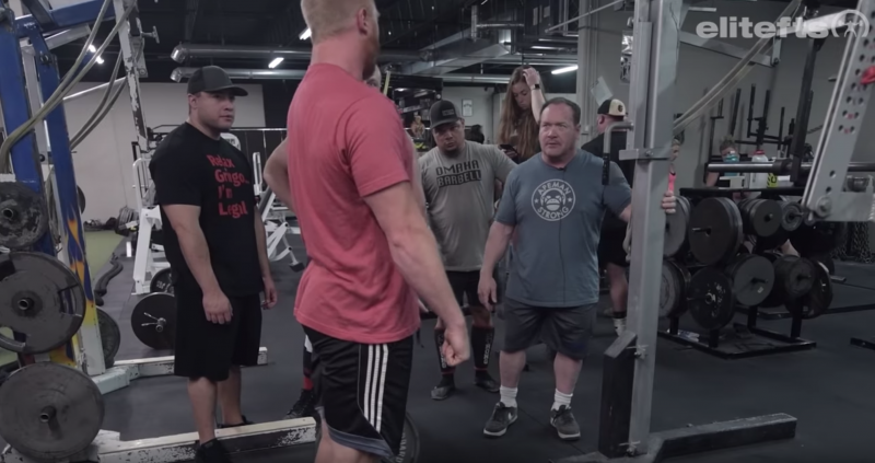 Ed Coan coaching the deadlift