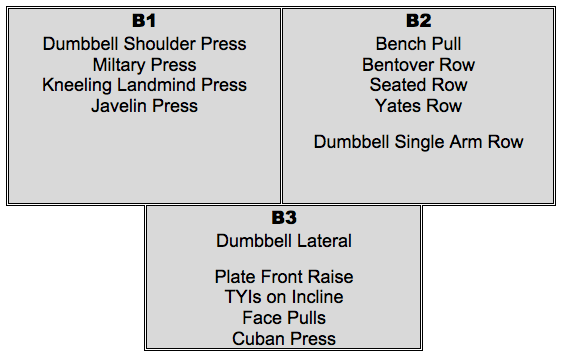 aj upper body triset b1 b2 b3