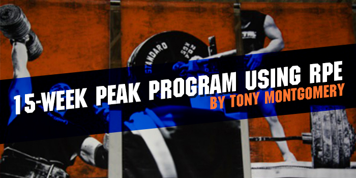 15-Week Peak Program Using RPE