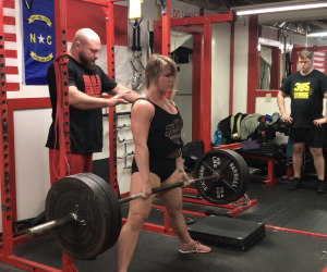 Training at Kallas Barbell -Block Pulls - 15 Weeks out
