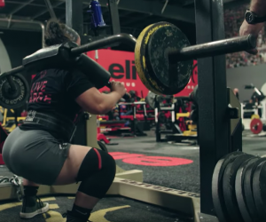 Dave Tate Helping Ashley Petro Dial In Her Squat