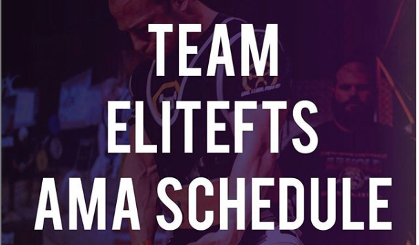 Team Elitefts AMA Schedule 