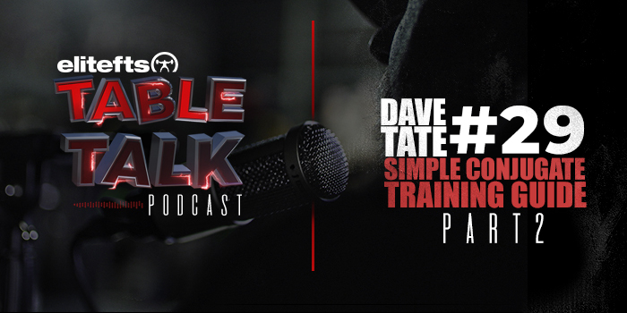 LISTEN: Table Talk Podcast #29 — A Simple and Effective Template for Conjugate Training, Part 2