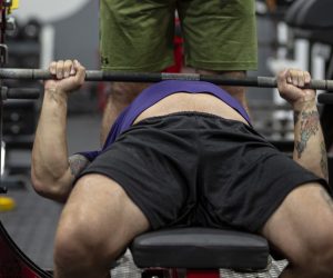 Doctors hate her for using this one tiny trick to get her bench to touch!