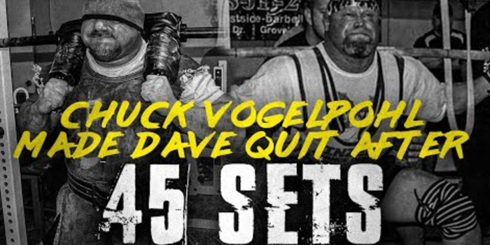 LISTEN: Table Talk Podcast Clip — Chuck Vogelpohl Made Dave Quit After 45 Sets 