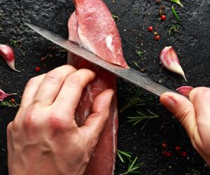 Cast-Iron Pork Tenderloin Fillet with Jasmine Rice