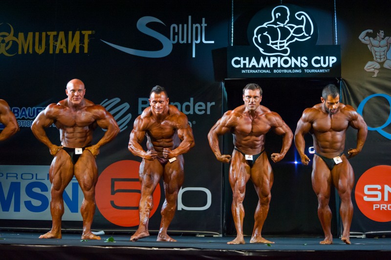 Athletes participate in Bodybuilding Champions Cup