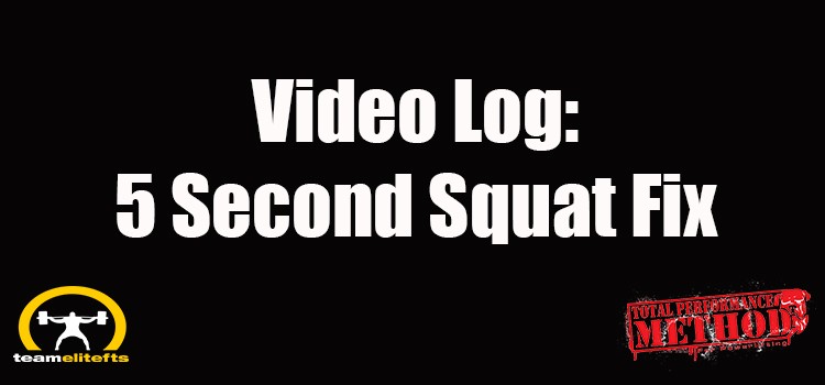 5 Second Squat Fix