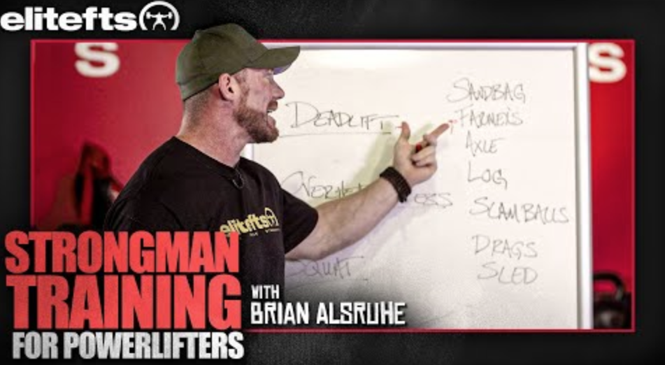 WATCH: How to Implement Strongman into Your Powerlifting Training [Whiteboard Edition]