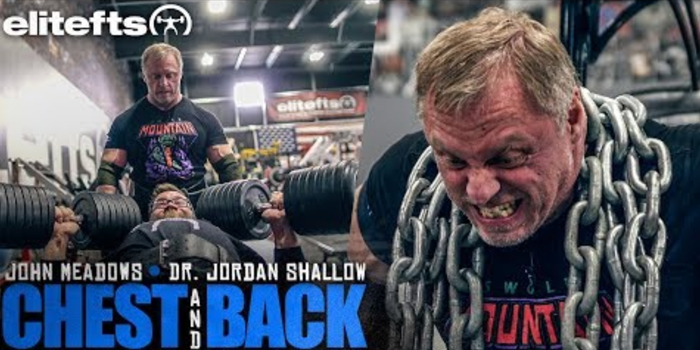 WATCH: John Meadows and The Muscle Doc Train Back and Chest