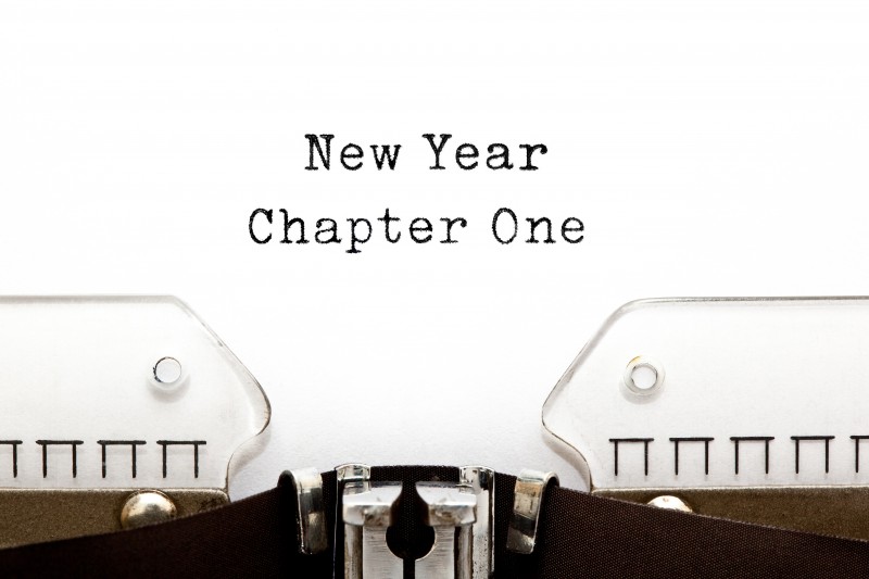 New Year Chapter One Typewriter