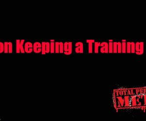 4 Tips on Keeping a Training Journal