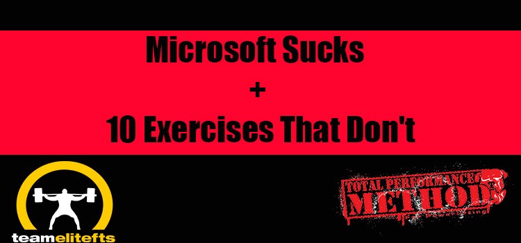 Microsoft Sucks