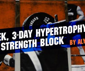 4-Week, 3-Day Hypertrophy and Strength Block