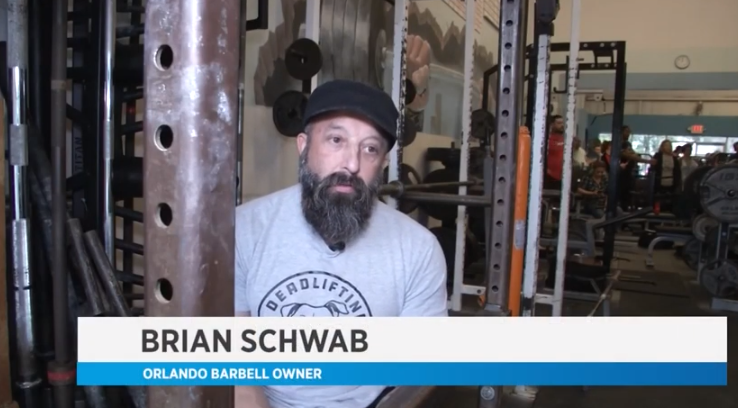 Orlando Barbell on local Spectrum News 13 for our Deadlifting for Doggies Fundraiser!