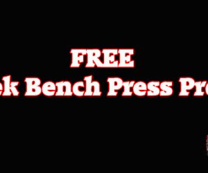 FREE 8 Week Bench Press Program 