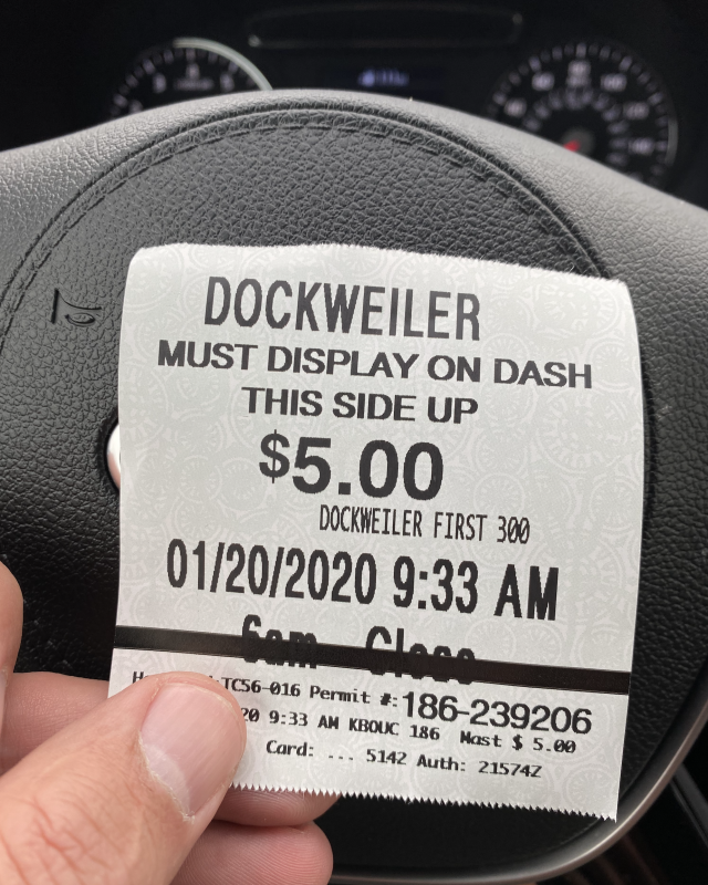 dockweiler-beach-ticket