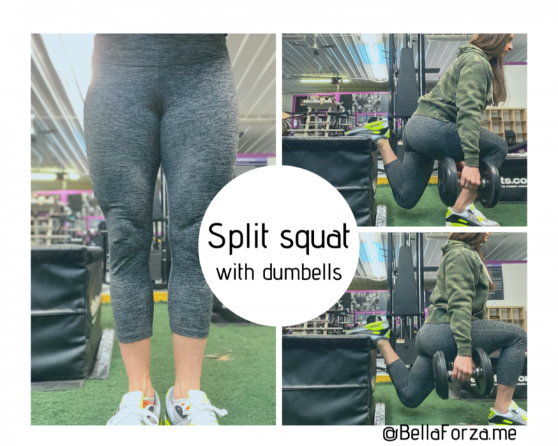 DB split squat julia
