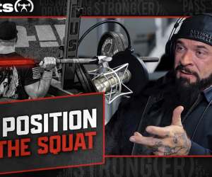 LISTEN: Table Talk Podcast Clip — Swede Burns & Dave Tate Discuss Bar Position For The Squat