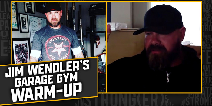 LISTEN: Table Talk Podcast Clip — Jim Wendler's Garage Gym Warm-up