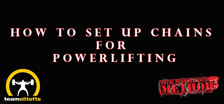 How to Set Up Chains for Powerlifting, elitefts, cj murphy