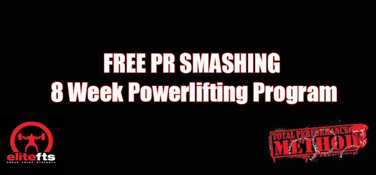FREE PR SMASHING 8 Week Powerlifting Program