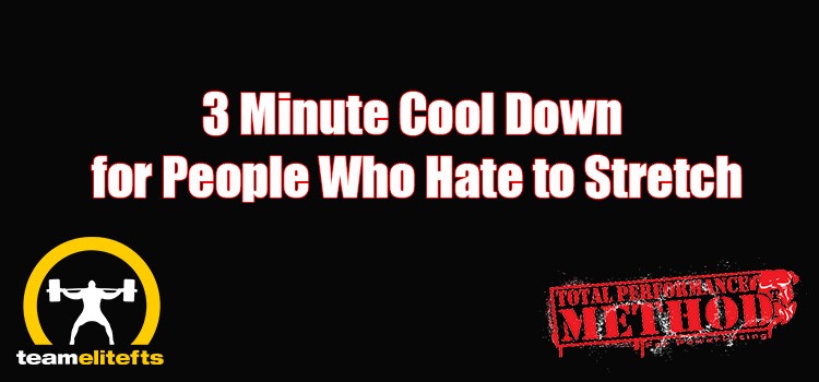 3 Minute Cool Down for People Who Hate to Stretch