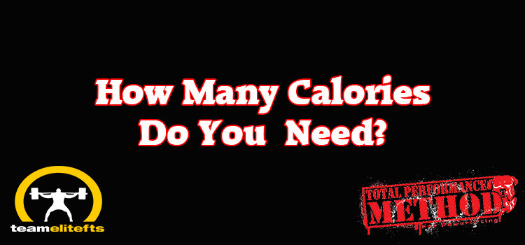 How Many Calories Do You Need?