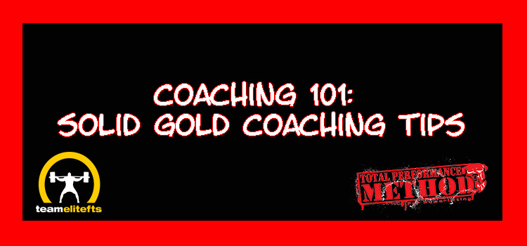 Coaching 101: Solid Gold Coaching Tips